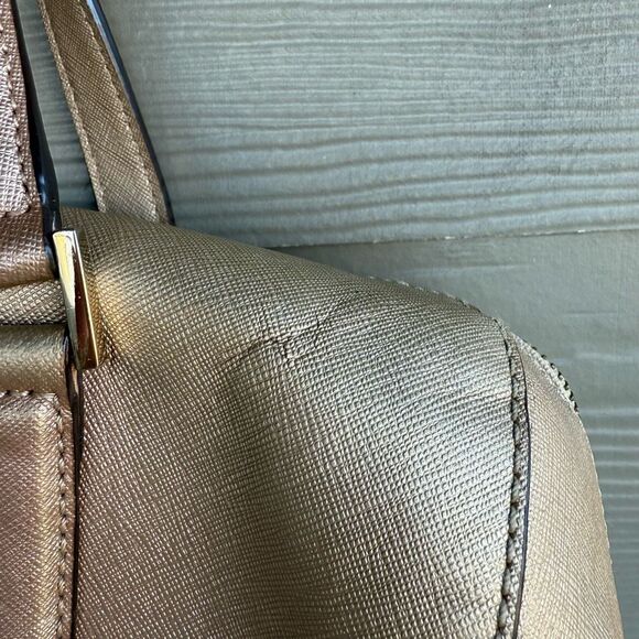 Kate Spade Newbury Lane rose gold satchel - Picture 8 of 10